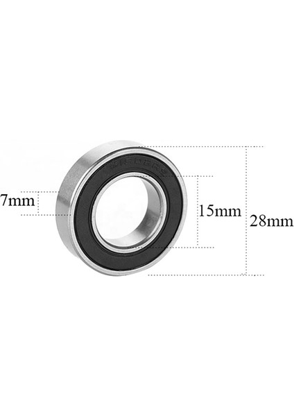 30 Adet 6902-BISIKLET Poyra Rulmanı 15X28X7 mm 6902 6902RS XM490 Hub Için (Yurt Dışından)