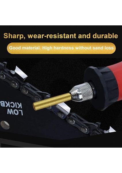 Elektrikli Testere Zincir Bileyici Seti, 20 Adet Titanyum Kaplama Elmas Bileme Tekerlekleri, Yüksek Sertlik 3/16 Inç Dosyalar (Yurt Dışından) fırsatları