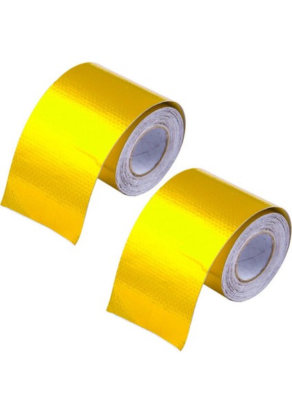 2x Yansıtıcı Termal Bant Hava Girişi Isı Yalıtım Kalkanı Sarma Yansıtıcı Isı Bariyeri Kendinden Yapışkanlı Motor (Yurt Dışından)