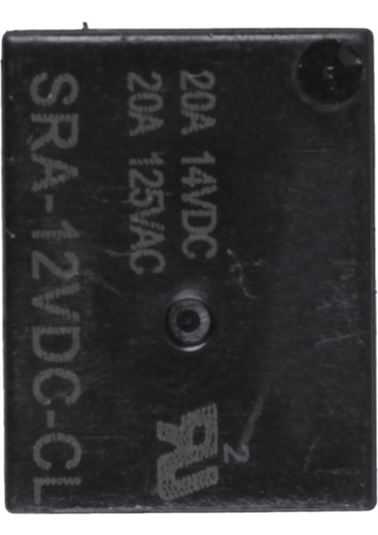 60 Adet Röle 5 Pin Spdt SRA-12VDC-DC 12V Bobin 20A Evrensel Pcb Yeni Siyah (Yurt Dışından)