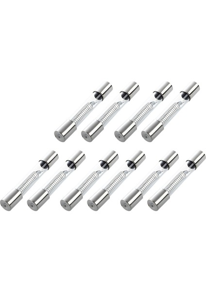 Minidalga Fırın Için 10 x 0,65A 5kv 6mm x 40MM Eksenel Cam Sigorta Tüpleri (Yurt Dışından)