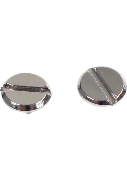 20 Takım Deri Kemer 5 x 6 mm Gümüş Vidalı Bağlama (Yurt Dışından)