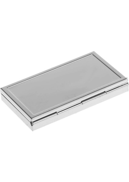 3x Mini Seyahat Metal Hap Kutusu Ilaç Organizatör Konteyner Tepsi Kutusu Kasa Depolama 3 Yuvası (Yurt Dışından)