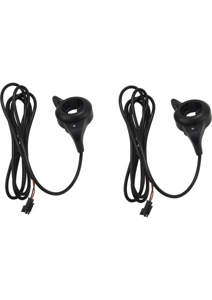 2x Ebike Elektrikli Bisiklet Başparmak Gazı, FT-21X Parmak Gaz Kelebeği Hızlandırıcı, Hız Kontrolü 12-72 V Evrensel (Yurt Dışından)