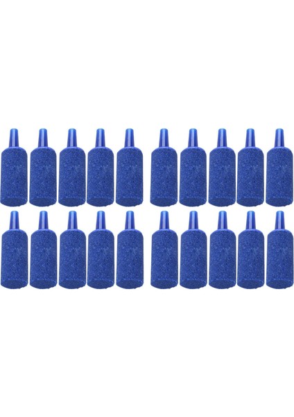 Akvaryum Mineral Hava Taşı, 20 Parça, Mavi (Yurt Dışından)