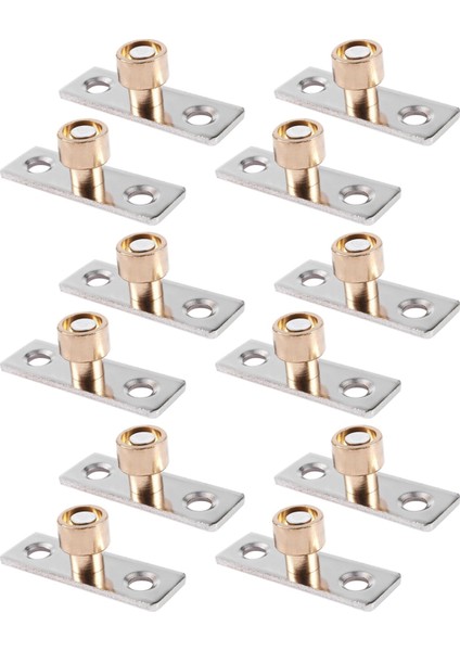 12MM Çaplı Ahşap Sürgülü Kapı Kılavuzu Metal Bulucu Stoper 12 Adet (Yurt Dışından)