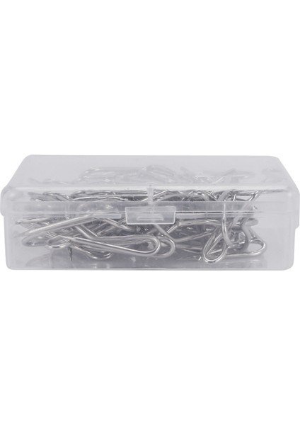 240 Paket Metal Perde Kanca Perdelik Kanca Pimleri Pencere Perdesi, Kapı Perdesi ve Duş Perdesi Için Şeffaf Kutu ile (Yurt Dışından)