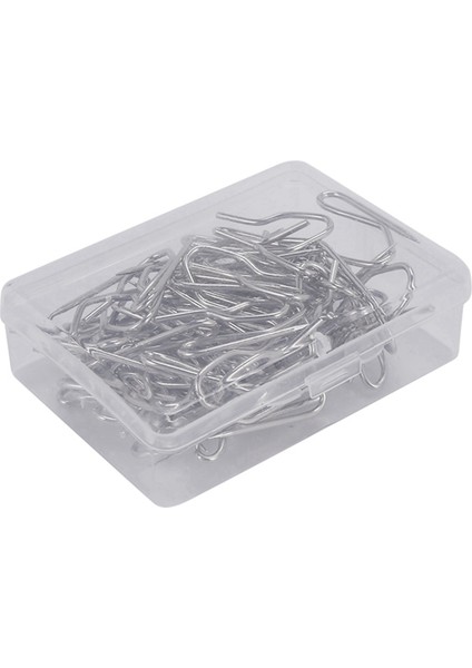 240 Paket Metal Perde Kanca Perdelik Kanca Pimleri Pencere Perdesi, Kapı Perdesi ve Duş Perdesi Için Şeffaf Kutu ile (Yurt Dışından)