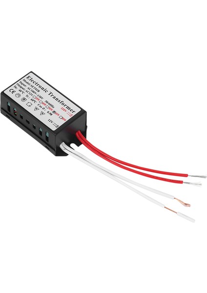 5x 110V - 12V 60W Halojen Işık Güç Kaynağı Dönüştürücü Elektronik Trafo Siyah (Yurt Dışından) modelleri