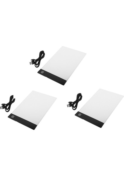 3x Üç Seviye Kısılabilir LED Işık Pedi, Tablet, Araçlar, Aksesuarlar, Elmas Nakış Göz Koruması A5 Boyutu (Yurt Dışından) modelleri