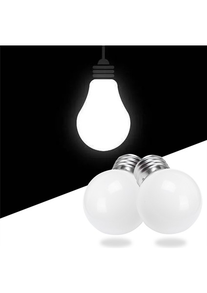 15 Parça E27 0.5W AC220V Beyaz Akkor Lamba Ampul Dekorasyon Lambası (Yurt Dışından)
