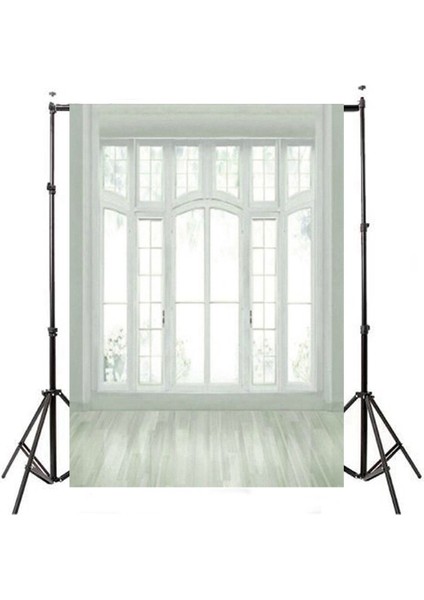 2 Adet 3X5FT Avrupa Pencere Zemin Beyaz Sanat Fotoğrafçılığı Arka Plan Stüdyo Arka Planı (Yurt Dışından)