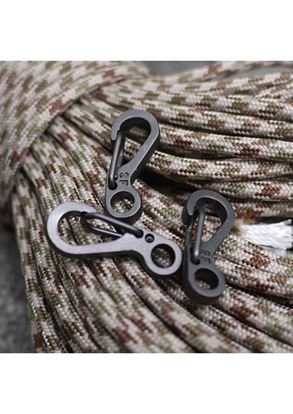 20 Adet/grup Mini Bahar Sırt Çantası Klipsler Tırmanma Karabinalar Anahtarlık Kamp Şişe Kanca Paracord Survival Dişli (Yurt Dışından) fırsatları