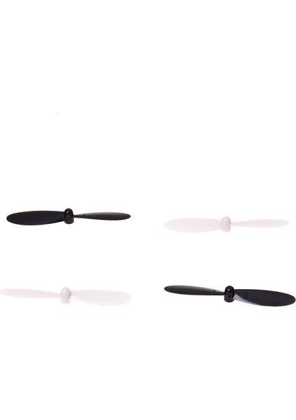 X4 H107 H107C H107D Quadcopter Için Helices Koruyucu Kapaklı 40 Parça Set Pervane Kanatları, Siyah + Beyaz (Yurt Dışından) modelleri