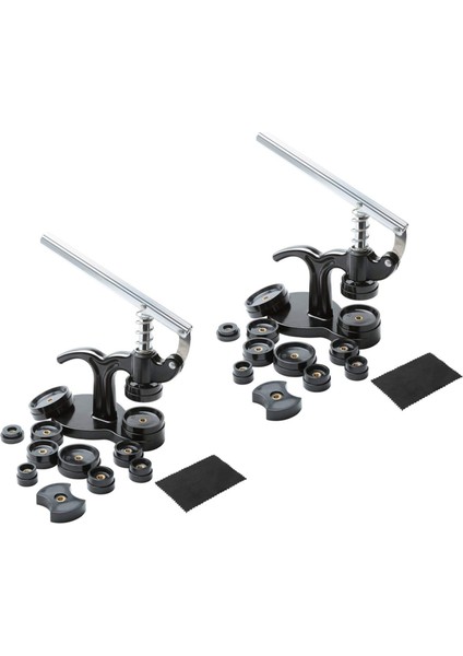 28 Adet Saat Pres Seti, 18MM - 50MM Saat Kasası Kapatıcı, Saat Tamir Takımı (Siyah) (Yurt Dışından)