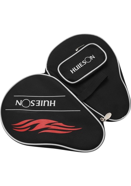 2x Tek Parça Profesyonel Ping Pong Kılıfı Top Çanta Veya Masa Tenisi Raketleri Yarasa Çantası Oxford (Siyah) (Yurt Dışından) modelleri