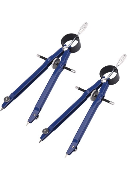 4 Paket Çizim Pusula Kilitli Matematik Yay Pusula Çizim Metal Pusula Tekerlekli Geometri Pusula Yay Bölücü Pusula (Yurt Dışından)