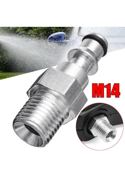 2x Hızlı Bağlantı Basınçlı Yıkama Makinesi - Vax Için Hortum Adaptörü, M14 Gömme Hızlı Takma Parçası (Yurt Dışından)