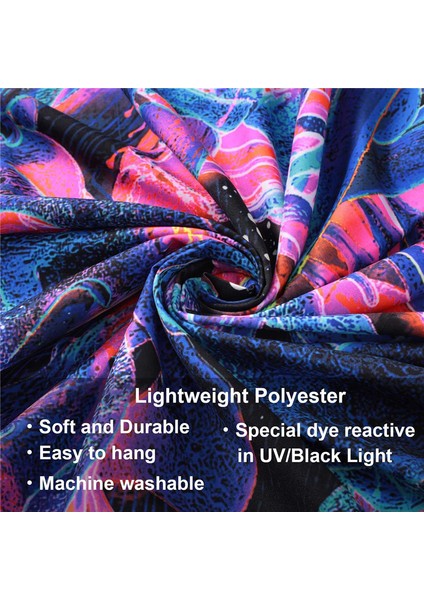 Blacklight Kafatası Goblen, Öpüşen Aşıklar Goblen Uv Reaktif Trippy Psychedelic Neon Halılar Glow 29.5X37.4INCH (Yurt Dışından) modelleri