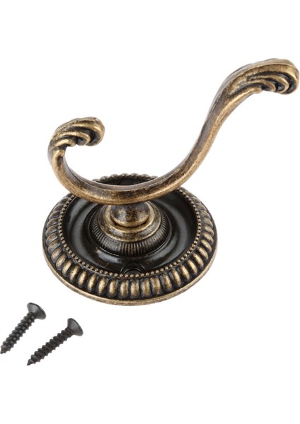 10 Adet Antika Kapı Askı Kancaları Vintage Banyo Duvar Askı Şapka Çanta Anahtarlık Çinko Alaşım Kanca (Yurt Dışından)