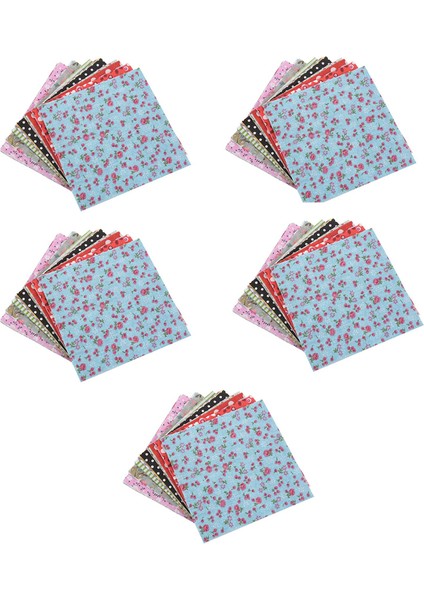 500 Adet 10X10 cm Kare Çiçek Pamuklu Kumaş Patchwork Kumaş Dıy Craft Dikiş Için (Yurt Dışından)