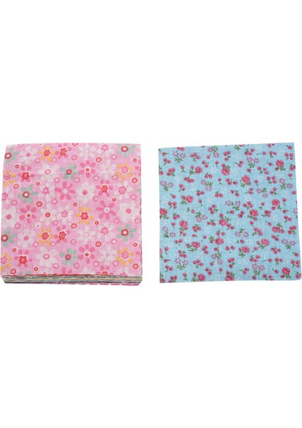 500 Adet 10X10 cm Kare Çiçek Pamuklu Kumaş Patchwork Kumaş Dıy Craft Dikiş Için (Yurt Dışından)
