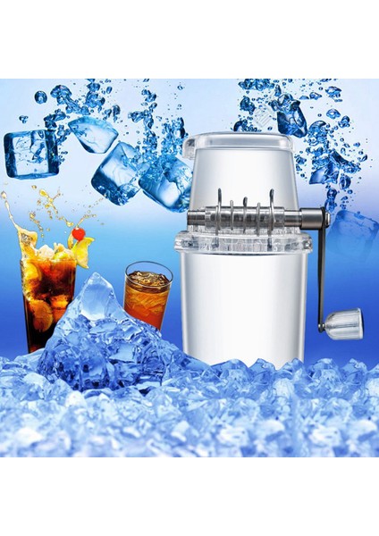 Buz Kırıcı Manuel Buz Kırma MAKINESI1.25L Buz Öğütücü Buz Küpü Içecekler Kıyıcı, Ev Ihtiyaçları, Yaz Ihtiyacı (Yurt Dışından)