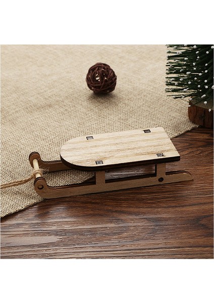 50 Adet Minyatür Ahşap Kızak Ahşap Süs Masa Üstü Ağaç Süsleri Kızaklar Mini Craftssanta Dekor Rustik Asılı Noel (Yurt Dışından) modelleri