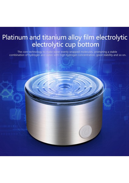 Titanyum Taşınabilir Hidrojen Açısından Zengin Su Bardağı Su Ionizer Makinesi/jeneratör Süper Antioksidanlar Orp Hidrojen 420 ml (Yurt Dışından)
