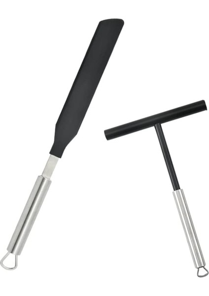 304 Paslanmaz Çelik Fransız Krep Yayıcı Gözleme Meyilli Yayma Aracı Gözleme Gibi Meyilli Mutfak + Spatula (Yurt Dışından) fiyatları