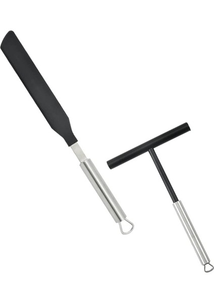 304 Paslanmaz Çelik Fransız Krep Yayıcı Gözleme Meyilli Yayma Aracı Gözleme Gibi Meyilli Mutfak + Spatula (Yurt Dışından) modelleri