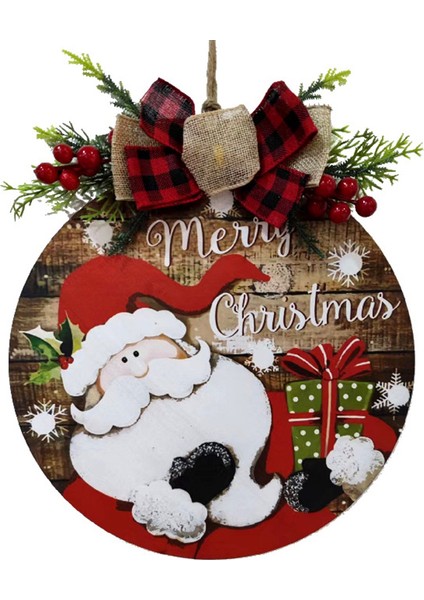 Değiştirilebilir Mevsimsel Noel Hoş Geldin Yazısı Ön Kapı Dekor Kapı Askısı, 12 Inç Çiftlik Evi Duvar Burcu Dekor 3 Paket (Yurt Dışından)