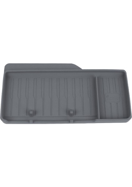 Model 3 Y Merkezi Konsol Organizatör Arkası Ekran Saklama Kutusu Pano Gizli Tepsi Iç Aksesuarlar Gri (Yurt Dışından)