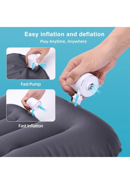 Mini Hava Pompası Taşınabilir Kamp Işık Minik Şişirme/deflatör Pompası Pil ile USB Şarj Edilebilir Havuz Yüzen Hava Yatağı (Yurt Dışından) modelleri