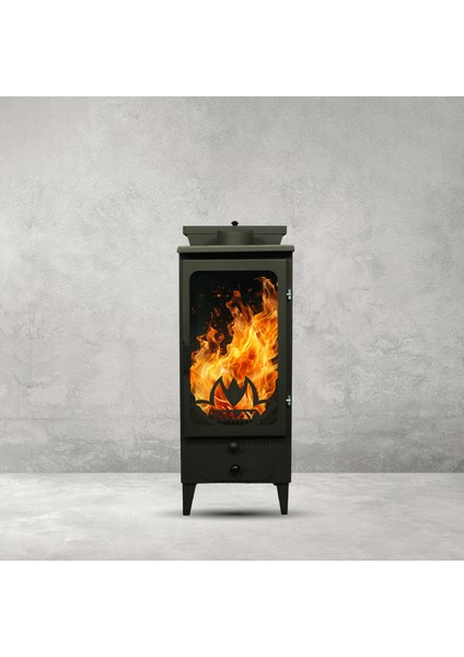 Lotus Tek Camlı Pelet Şöminesi