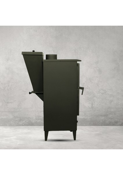 Lotus Tek Camlı Pelet Şöminesi modelleri