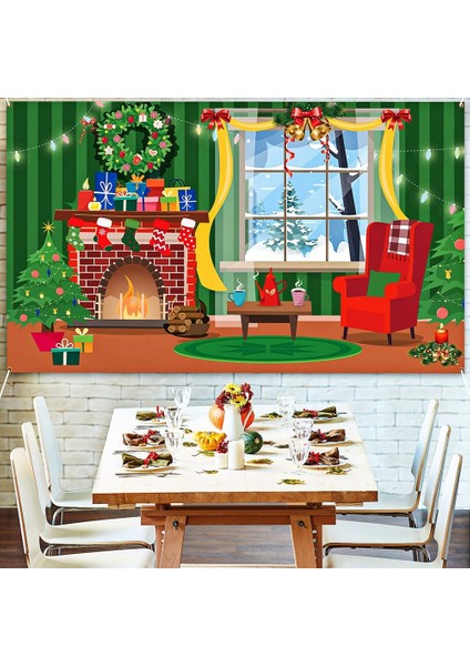 Merry Christmas Zemin Sahne Ayarlayıcıları Banner Hoş Geldiniz Kış Kar Dekoratif Noel Arka Plan Duvar Dekorasyonu Için (Yurt Dışından) fırsatları