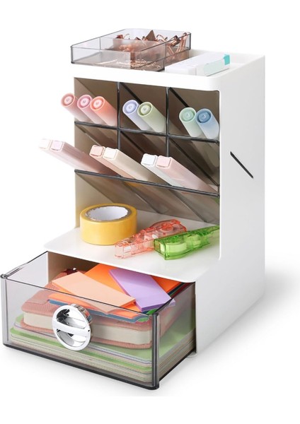 Çekmeceli Kalemlik Masa Düzenleyici, Masa Ofis Organizasyonu Için Kalem Düzenleyici, Fırça Organizatör Ofis Okulu Için (Yurt Dışından) fiyatları