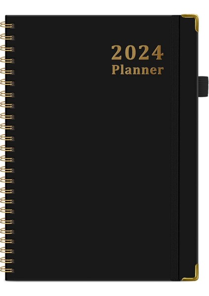 2024 Planlayıcı - Haftalık ve Aylık Planlayıcı Spiral Ciltli, Ocak 2024 - Aralık 2024, A5 (6,7 x 8,6 Inç), Sekmeli Planlayıcı, C (Yurt Dışından) fiyatları