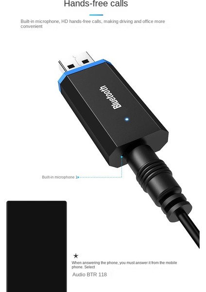 Kablosuz Bluetooth Jakı Ses Alıcısı Bluetooth 5.1 Alıcı 3.5mm Aux Adaptörü Araba Kulaklık Hoparlör Müzik Için (Yurt Dışından) fiyatları