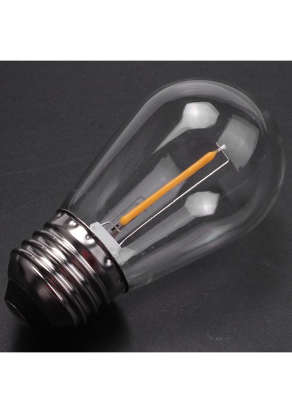 15 Paket 3V LED S14 Yedek Ampuller Kırılmaz Dış Mekan Güneş Dize Ampuller Sıcak Beyaz (Yurt Dışından)