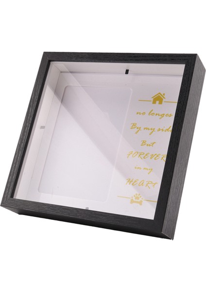 Evcil Hayvan Resim Çerçevesi Anıtı - Köpek Hediyelerinin Kaybı Için Köpek Anıtı Duygu Çerçevesi - Evcil Hayvan Yaka Çerçevesi Anma Siyah (Yurt Dışından)
