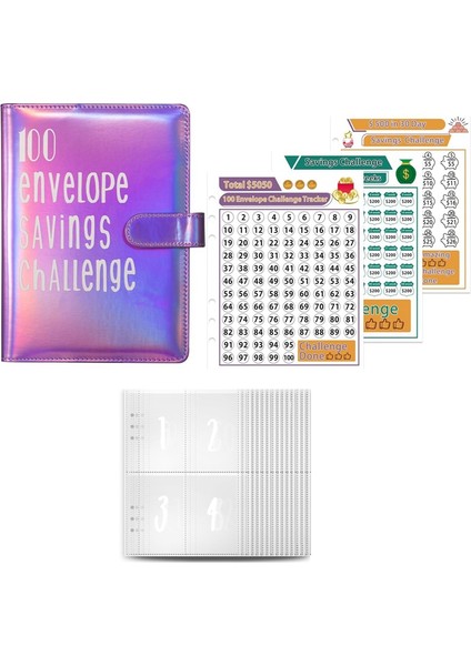 Bütçe Bağlayıcımız E ile Bir Yılda 5.050 Tasarruf Etmek Için 52 Haftalık 100 Zarf Tasarruf Yarışmasına Eğlenceli Yola Katılın (Yurt Dışından)