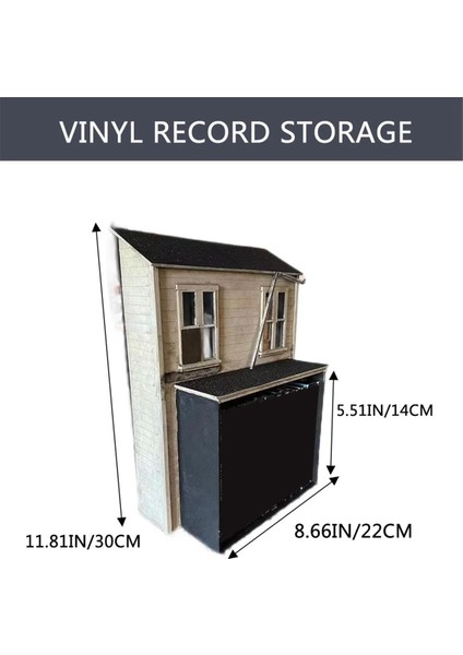 Vinil Kayıt Depolama Tutucu CD Ekran Standı Modern Süs Ahşap Raf Lp Albümü Masaüstü Depolama (Yurt Dışından) fırsatları