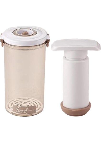 Manuel Pompalı Gıda Saklama Için Vakum Kapları, Taşınabilir Kiler Evrensel Vakum Mühürleyen 2.3l (Yurt Dışından)