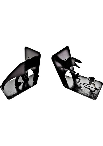 Çocuklar Için Kitap Ayraçları Ev Için Kitap Ayraçları Dekoratif I Dinozor Dekor Metal Kitap Ayraçları 1-Pair I Raflar Için Benzersiz Kitap Ayraçları (Yurt Dışından)