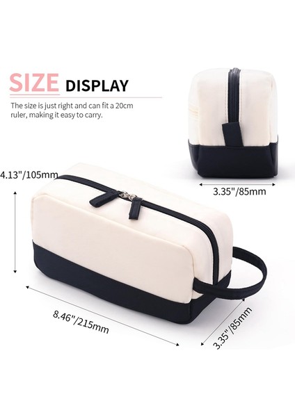 -Kapasite Saplı Kalem Kutusu Yumuşak Kalem Kılıfı Okul Malzemeleri Genç Kızlar Yetişkinler Için Organizatör Çantası-Siyah (Yurt Dışından) fiyatları