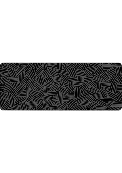 Topografik Kontur Genişletilmiş Büyük Mouse Pad ile 2mm Bilgisayar Olmayan Klavye Fare Mat Mousepad 11.8X31.5 Inç (Yurt Dışından)