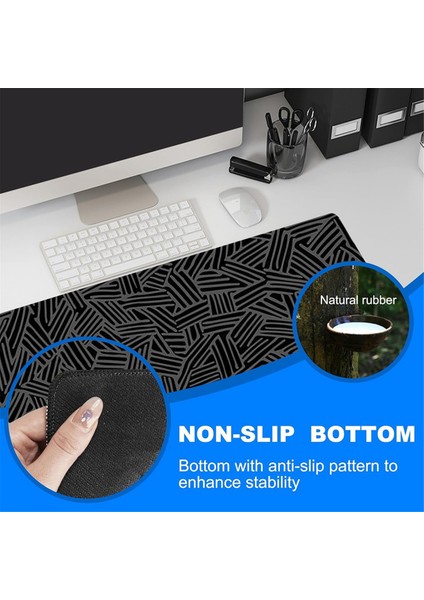 Topografik Kontur Genişletilmiş Büyük Mouse Pad ile 2mm Bilgisayar Olmayan Klavye Fare Mat Mousepad 11.8X31.5 Inç (Yurt Dışından) fiyatları