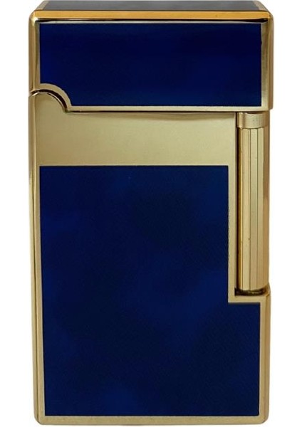 Gold Lacivert Tek Torch Pürmüz Puro Çakmağı